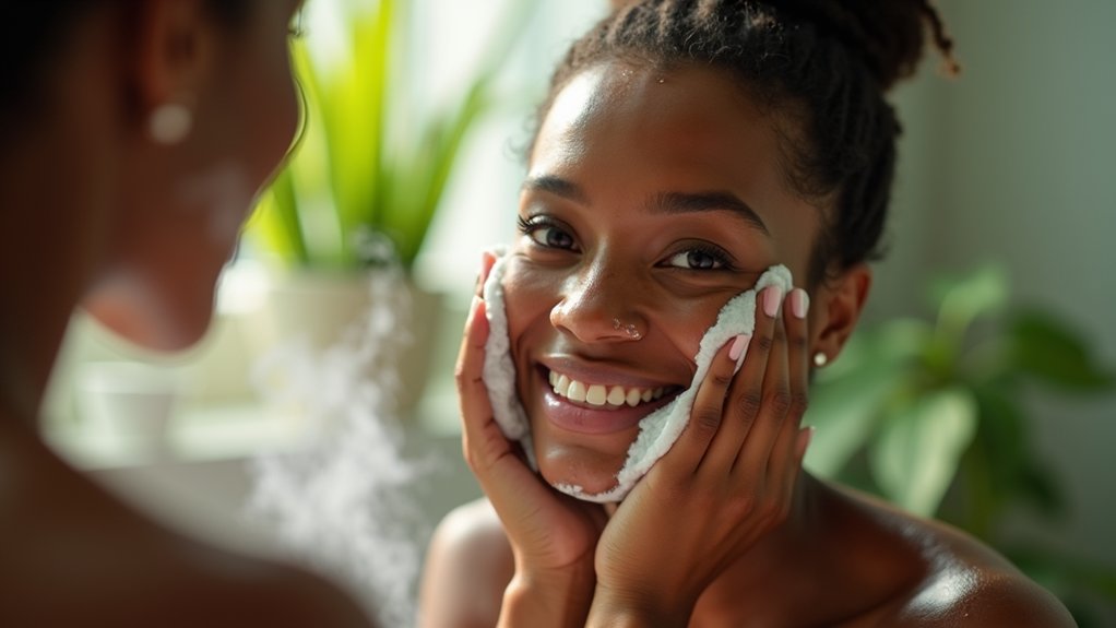 limpeza facial suave diária