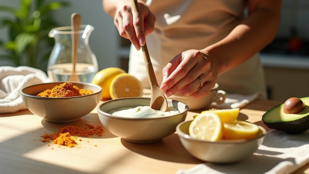 máscaras caseiras para clareamento de pele escura