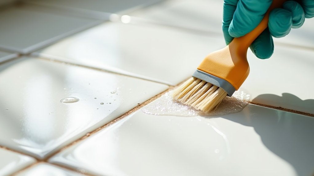 branqueamento de juntas com peróxido de hidrogénio