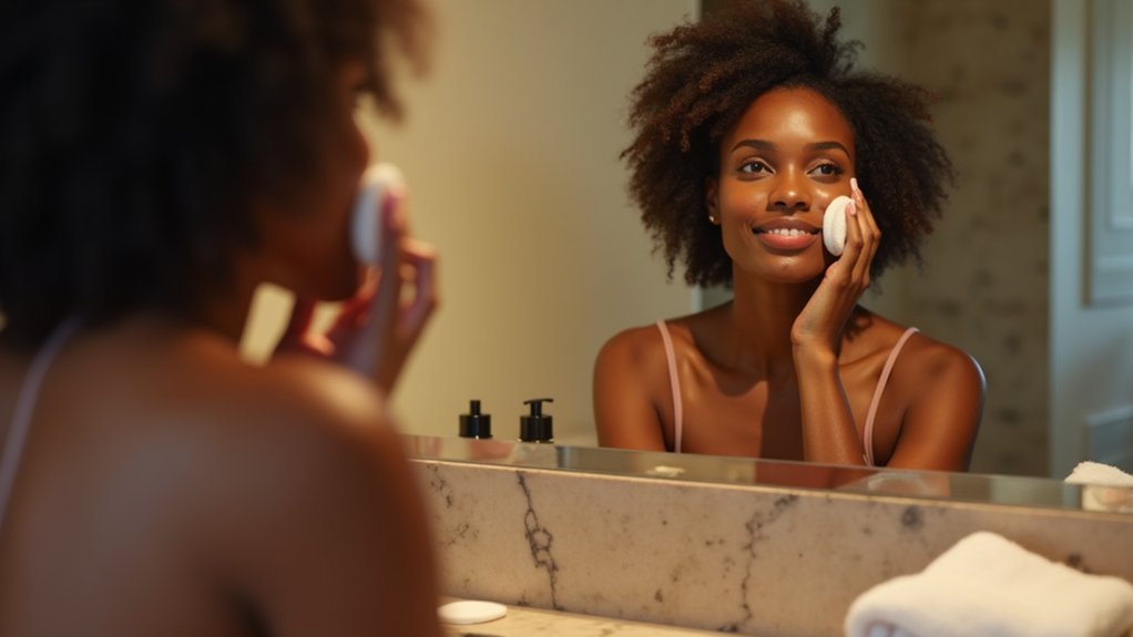 remova a maquilhagem suavemente todas as noites