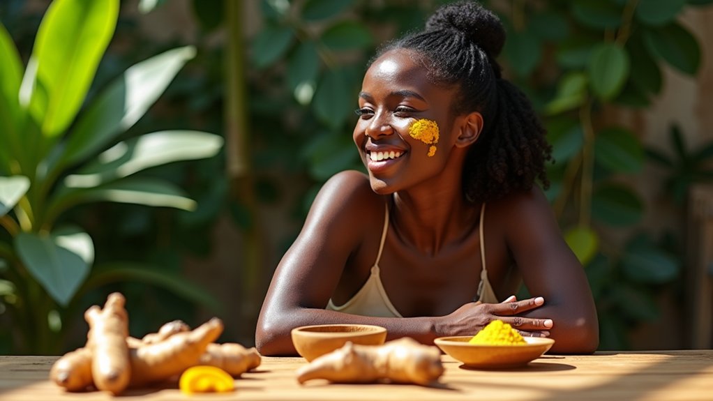 a cúrcuma ilumina a pele naturalmente